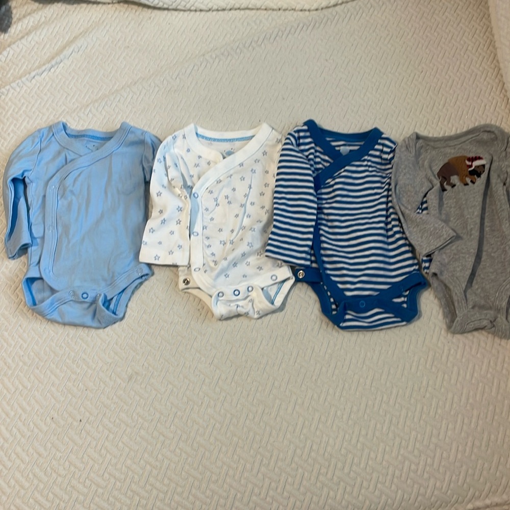 4 Pack Newborn Onesies